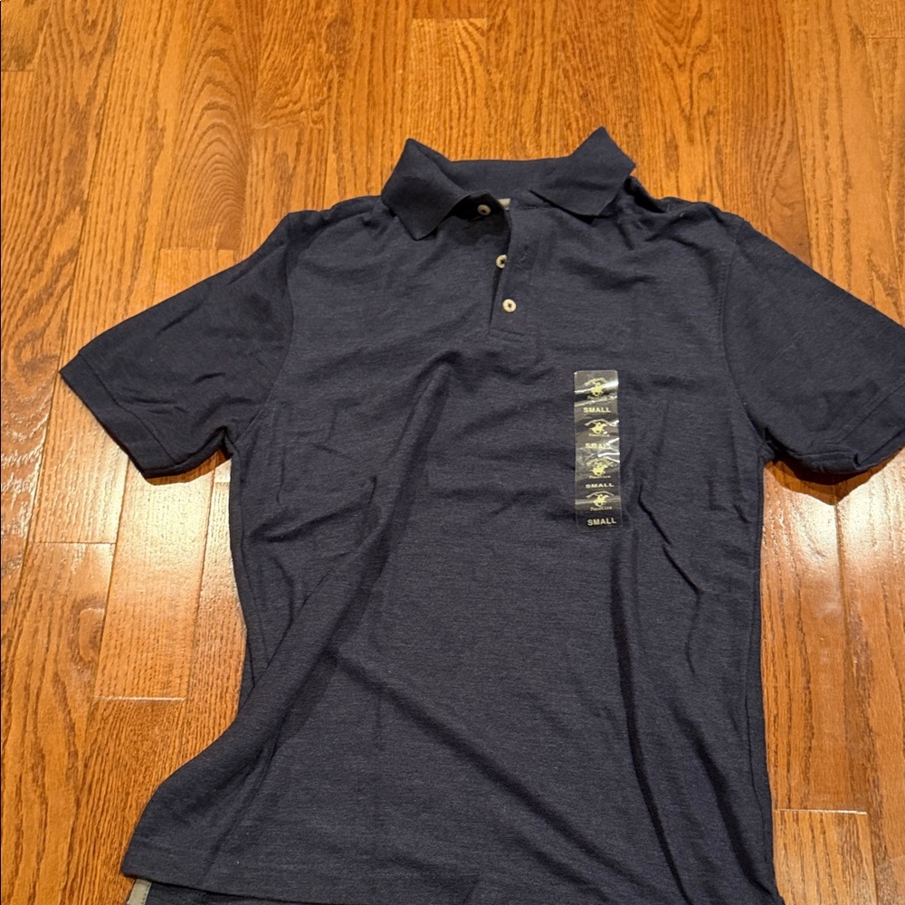 Beverly Hills Polo Club Dark Blue Polo Shirt
